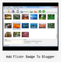 Add Flickr Badge To Blogger Photo Gallery Templates Using Flickr Photos