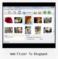 Add Flickr To Blogspot Jquery Cycle Thumbnails Flickr