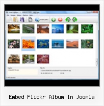 Embed Flickr Album In Joomla Rotating Flickr Blogger