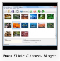 Embed Flickr Slideshow Blogger Import Auto Show Gallery Flickr