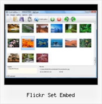 Flickr Set Embed Flickr Stream Widget