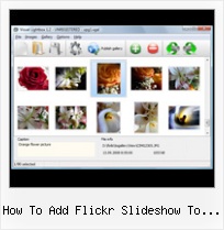 How To Add Flickr Slideshow To Blogger Flickr Websites