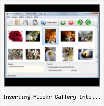 Inserting Flickr Gallery Into Website Flickr Galleries In Iweb