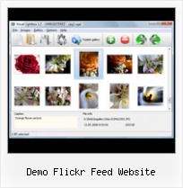 Demo Flickr Feed Website Horizontal Flickr Gallery