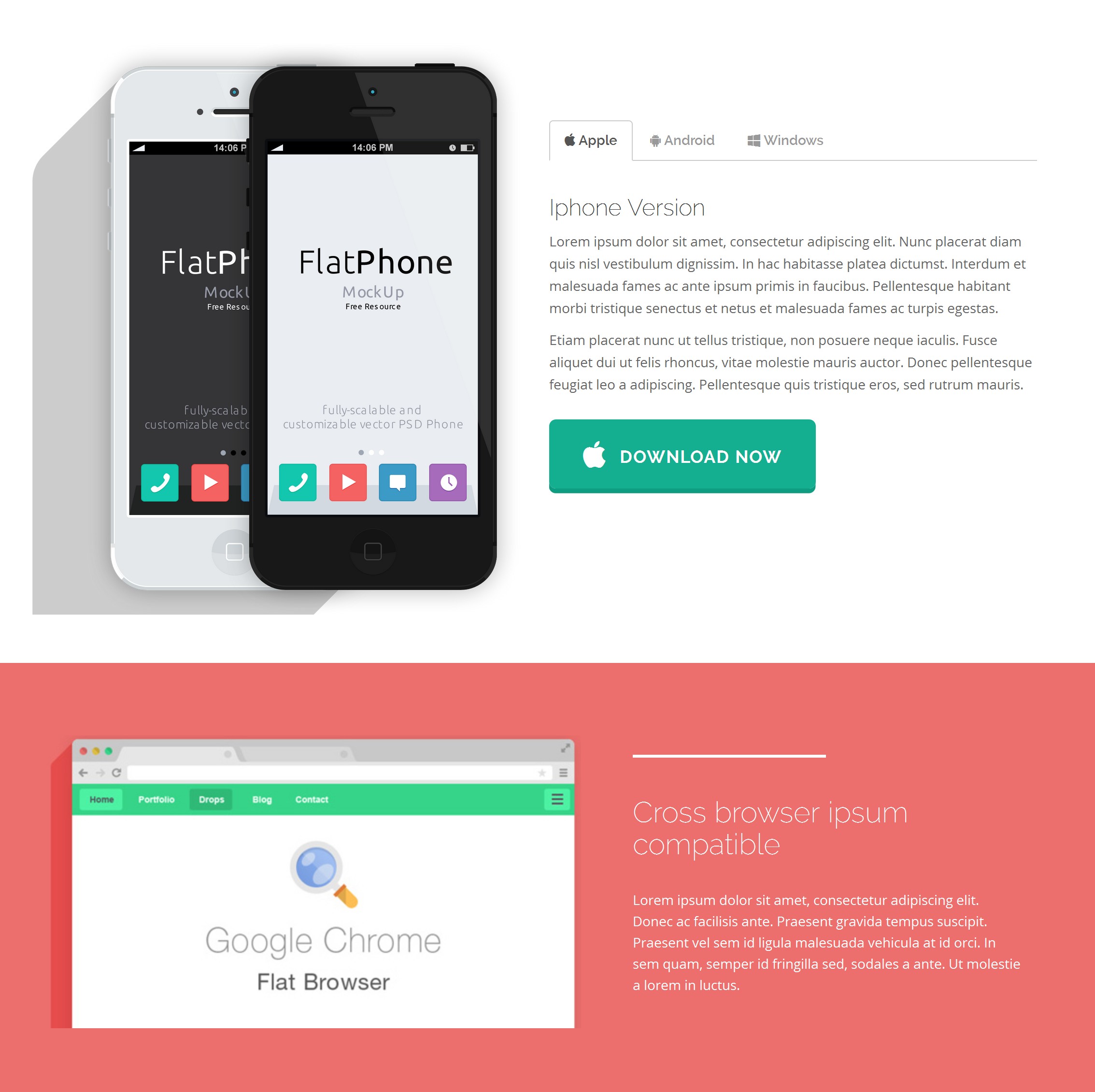 HTML Bootstrap Portfolio Theme