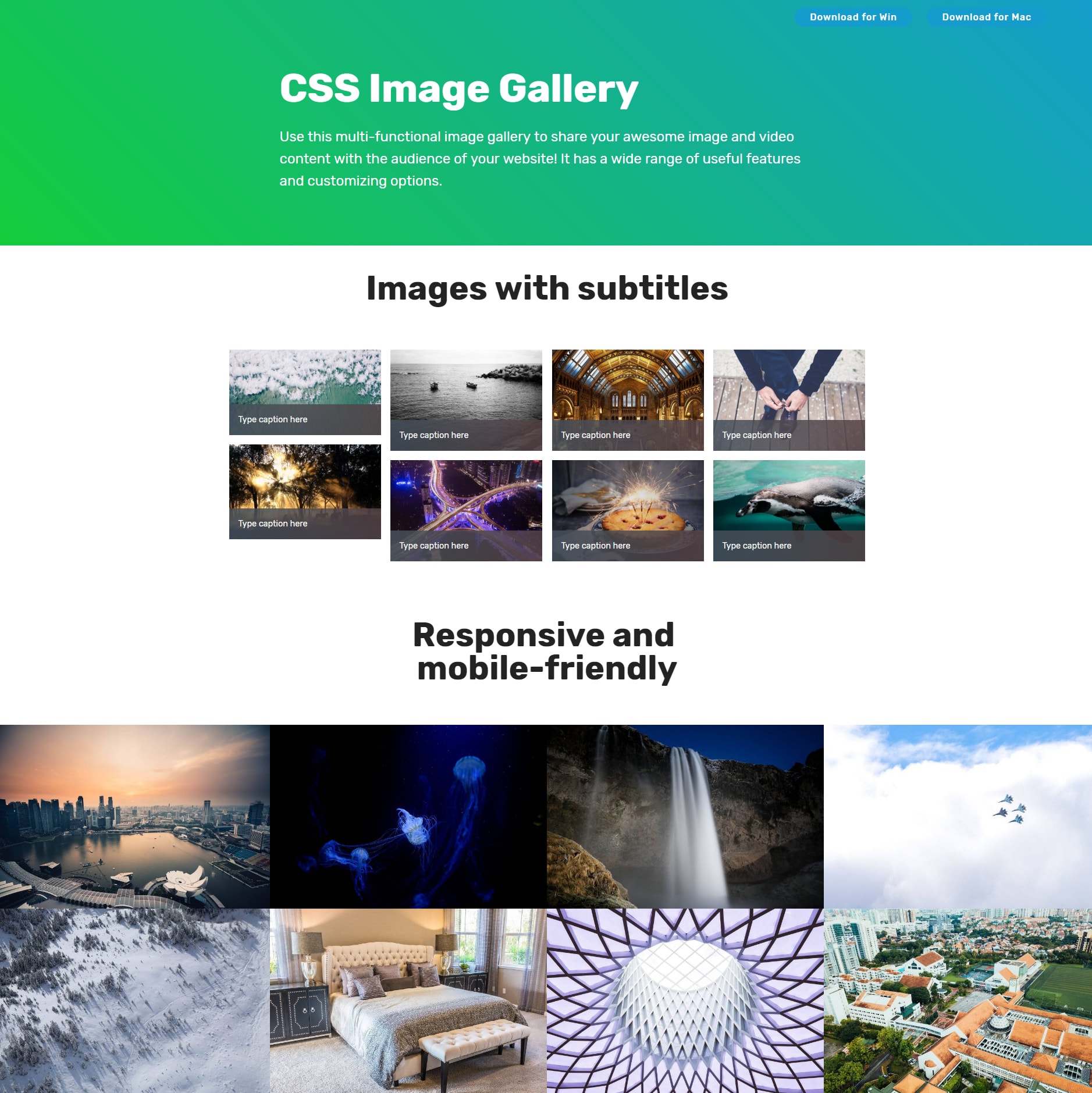 CSS3 Bootstrap Image Gallery